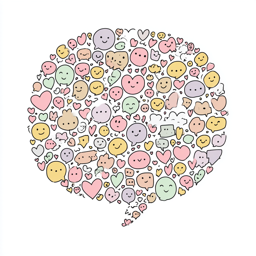 Emoji talk icon